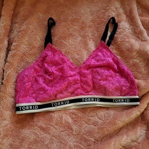 Torrid pink bralette